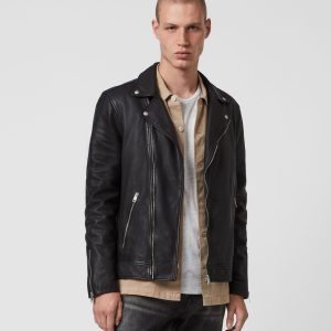 TYSON LEATHER BIKER JACKET SI-142