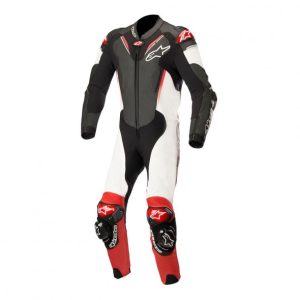 Alternative view of 2018 ALPINESTARS ATEM V3 LEATHER SUIT - BLACK/WHITE/RED SI-703