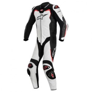 2018 ALPINESTARS GP PRO LEATHER SUIT TECH-AIR COMPATIBLE - BLACK/WHITE/RED SI-702