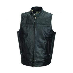 Alternative view of ROLAND SANDS COLT LEATHER VEST SI-813
